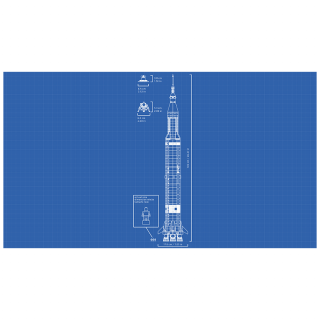 LEGO Ideas 92176 LEGO NASA Apollo Saturn V V29 (92176) Igračka