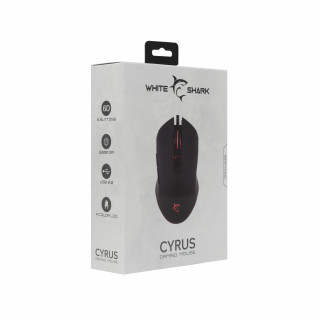 White Shark CYRUS miš Igranje Ambidekster USB Tip-A Optički 3200 DPI PC