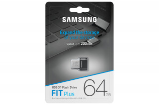 Samsung MUF-64AB USB izbrisivi memorijski pogon 64 GB USB Tip-A 3.2 Gen 1 (3.1 Gen 1) Sivo, Srebro PC