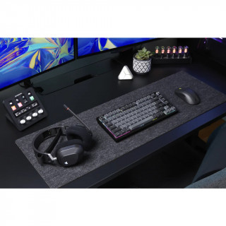 Corsair K65 PLUS WIRELESS 75 % RGB tipkovnica Igranje RF Bežično + USB QWERTY Engleski Crno PC