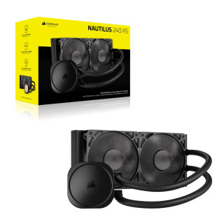 Corsair NAUTILUS 240 RS Matična ploča Sve-u-jednom vodeno hlađenje Crno PC