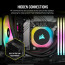 Corsair H100I Procesor Set za vodeno hlađenje 12 cm Crno thumbnail
