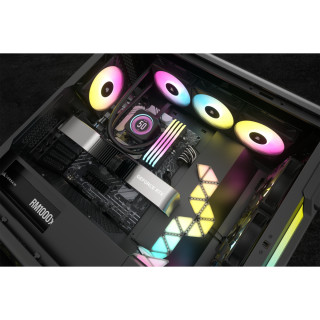 Corsair CW-9060075-WW Sustav hlađenja računala Procesor Sve-u-jednom vodeno hlađenje 12 cm Crno 1 kom PC