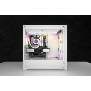 Corsair CW-9060077-WW Sustav hlađenja računala Procesor Sve-u-jednom vodeno hlađenje 12 cm Bijelo 1 kom PC