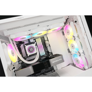 Corsair CW-9060077-WW Sustav hlađenja računala Procesor Sve-u-jednom vodeno hlađenje 12 cm Bijelo 1 kom PC