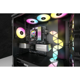 Corsair iCUE H150i ELITE CAPELLIX XT Procesor Sve-u-jednom vodeno hlađenje 12 cm Crno 1 kom PC