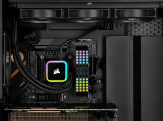 Corsair H100i Procesor Sve-u-jednom vodeno hlađenje 12 cm Crno 1 kom PC