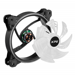 XPG HURRICANE 120 ARGB PWM Matična ploča Ventilator 12 cm Crno 1 kom PC