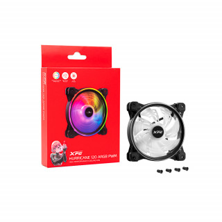 XPG HURRICANE 120 ARGB PWM Matična ploča Ventilator 12 cm Crno 1 kom PC