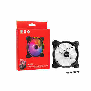 XPG HURRICANE 140 ARGB PWM Procesor Sve-u-jednom vodeno hlađenje 14 cm Crno PC