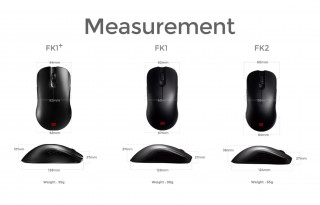 ZOWIE FK2 miš Office Ambidekster USB Tip-A 3200 DPI PC