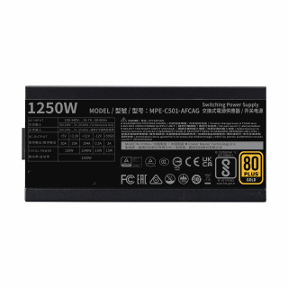 Cooler Master MWE Gold 1250 - V2 ATX 3.0 jedinica za napajanje 1250 W 24-pin ATX Crno PC