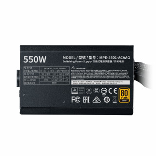 Cooler Master MWE Gold 550 - V2 jedinica za napajanje 550 W 24-pin ATX ATX Crno PC