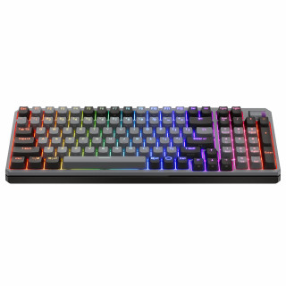 Cooler Master Peripherals MK770 tipkovnica Univerzalno USB + RF Wireless + Bluetooth QWERTY Mađarski Tamno sivo, Sivo PC