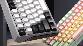 Cooler Master Peripherals MK770 tipkovnica Univerzalno USB + RF Wireless + Bluetooth QWERTY Mađarski Tamno sivo, Sivo PC