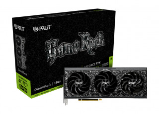 Palit GeForce RTX 4070 Ti SUPER GameRock OmniBlack NVIDIA 16 GB GDDR6X PC