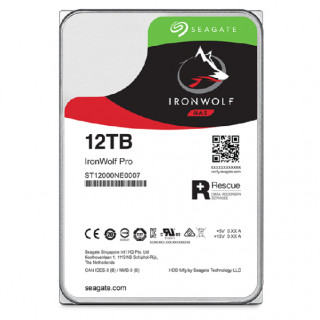 Seagate IronWolf Pro ST12000NT001 unutarnji čvrsti disk 12 TB 7200 RPM 256 MB 3.5" Serijski ATA III PC