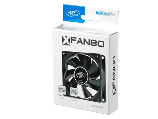 DeepCool XFAN 80 Sustav hlađenja računala Kućište računala Ventilator 8 cm Crno PC