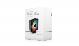 DeepCool AG400 A-RGB Procesor Zračno hlađenje 12 cm Crno, Bijelo 1 kom PC