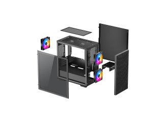 DeepCool MATREXX 40 3FS Mikro toranj/Tower Crno PC