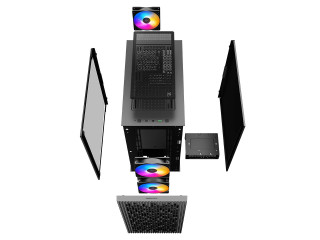 DeepCool MATREXX 40 3FS Mikro toranj/Tower Crno PC
