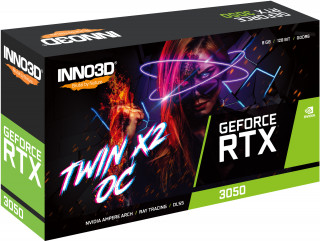 INNO3D GeForce RTX 3050 Twin X2 OC NVIDIA 8 GB GDDR6 PC