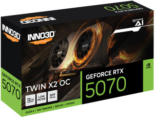 INNO3D GeForce RTX 5070 TWIN X2 OC NVIDIA 12 GB GDDR7 PC
