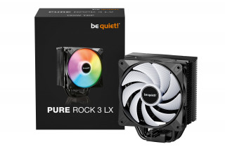 be quiet! Pure Rock 3 LX Procesor Zračno hlađenje 12 cm Crno 1 kom PC