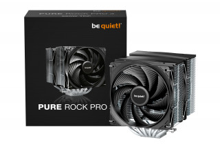 be quiet! Pure Rock Pro 3 Procesor Zračno hlađenje 12 cm Srebro 1 kom PC