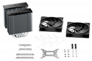 be quiet! Pure Rock Pro 3 Procesor Zračno hlađenje 12 cm Srebro 1 kom PC