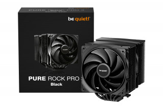 be quiet! Pure Rock Pro 3 Black Procesor Zračno hlađenje 12 cm Crno 1 kom PC