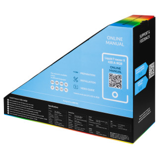 ARCTIC Liquid Freezer II 420 A-RGB Procesor Sve-u-jednom vodeno hlađenje 14 cm Crno 1 kom PC