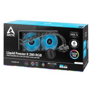 ARCTIC Liquid Freezer II 280 RGB Procesor Set za vodeno hlađenje 14 cm Crno 1 kom PC