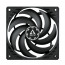 ARCTIC P12 Slim PWM PST Kućište računala Ventilator 12 cm Crno 3 kom thumbnail