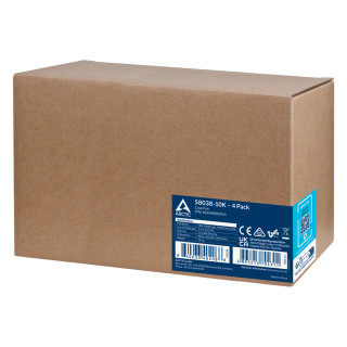 ARCTIC S8038-10K Procesor Ventilator 8 cm Crno 4 kom PC