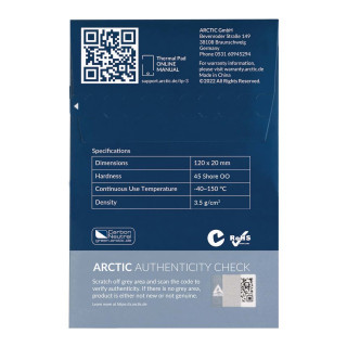 ARCTIC TP-3 smjesa za pasivni hladnjak Termalna podloga PC