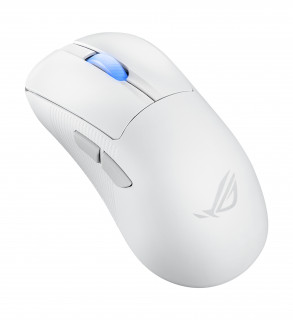 ASUS ROG Keris II Ace Wireless AimPoint White miš Igranje Desno RF Wireless + Bluetooth + USB Type-A Optički 42000 DPI PC