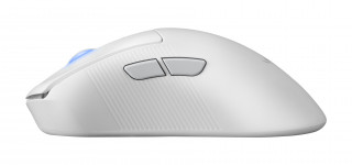 ASUS ROG Keris II Ace Wireless AimPoint White miš Igranje Desno RF Wireless + Bluetooth + USB Type-A Optički 42000 DPI PC