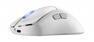 ASUS ROG Keris II Ace Wireless AimPoint White miš Igranje Desno RF Wireless + Bluetooth + USB Type-A Optički 42000 DPI PC