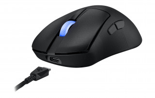 ASUS ROG Keris II Ace Wireless AimPoint Black miš Igranje Desno RF Wireless + Bluetooth + USB Type-A Optički 42000 DPI PC