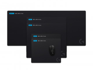 Logitech G 943-000806 podloga za miš Podloga miša za igranje Crno PC