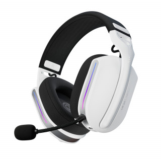 Oniverse Polaris Slušalice Žičano i bežično Obruč za glavu Igranje USB Type-C / USB Type-A Bluetooth Crno, Bijelo PC