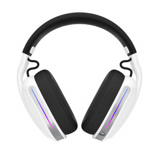Oniverse Polaris Slušalice Žičano i bežično Obruč za glavu Igranje USB Type-C / USB Type-A Bluetooth Crno, Bijelo PC