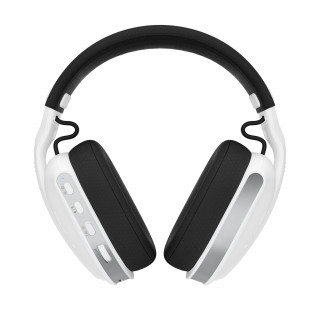 Oniverse Polaris Slušalice Žičano i bežično Obruč za glavu Igranje USB Type-C / USB Type-A Bluetooth Crno, Bijelo PC