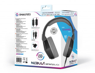 Oniverse Nebula Slušalice Žičano Obruč za glavu Igranje USB Tip-A Crno PC