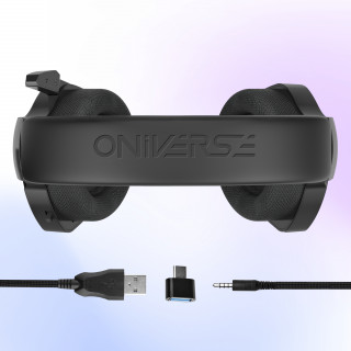 Oniverse Meteor Slušalice Žičano Obruč za glavu Igranje Crno PC