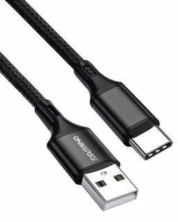 Oniverse ONICAB4-TYPEC3-BLK USB kabel 3 m USB A USB C Crno PC