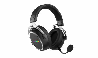 HATOR Hypergang 3 Wireless Slušalice Bežično Obruč za glavu Igranje USB Type-C / USB Type-A Bluetooth Crno PC