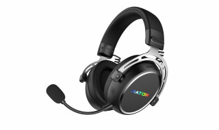 HATOR Hypergang 3 Wireless Slušalice Bežično Obruč za glavu Igranje USB Type-C / USB Type-A Bluetooth Crno PC