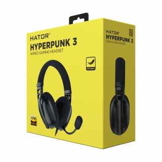 HATOR Hyperpunk 3 Slušalice Žičano U uhu Igranje Crno PC